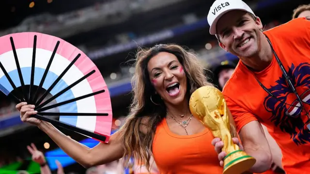 Netherlands fans celebrate