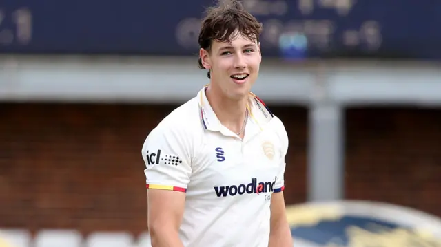 A grimacing Charlie Bennett