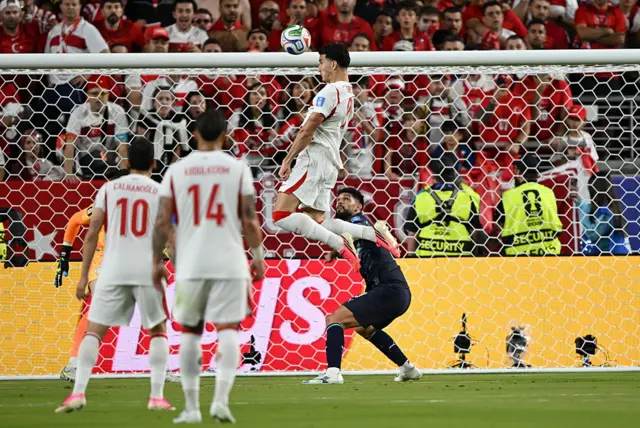 Deniz Gul of Turkiye in action during the 2026 FIFA World Cup First Stage Group D match between Turkiye and Paraguay at the San Francisco Bay Area Stadium