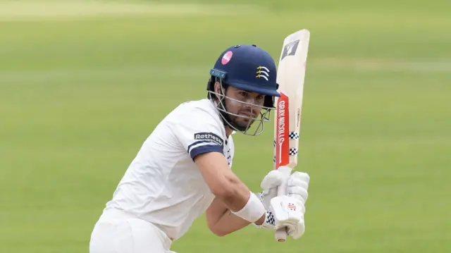 Max Holden batting for Middlesex
