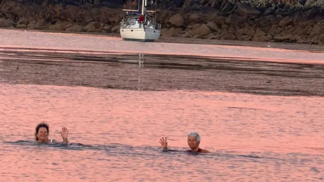 Swimming on the Scilly Isles