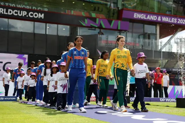 India and South Africa walk out at Emirates Old Trafford