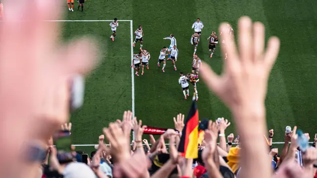 Germany fans celebrate