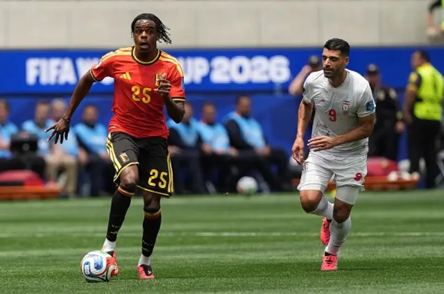 Nathan Ngoy of Belgium in action