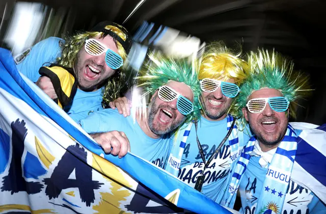Uruguay fans