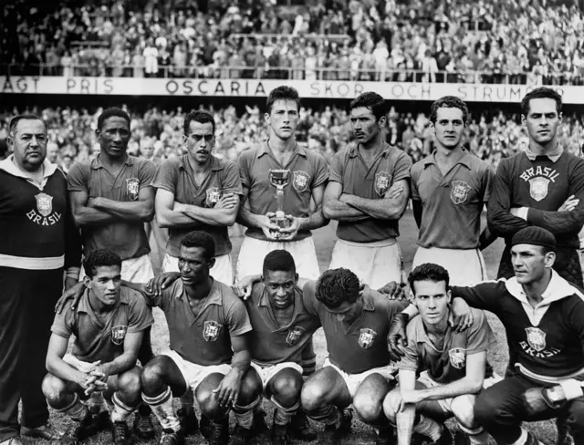 Brazil win the 1958 World Cup