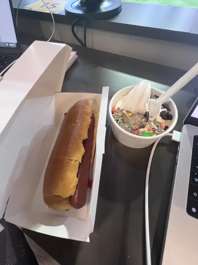 Half-time grub in Atlanta