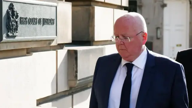 Peter Murrell outside the High Court in Edinburgh