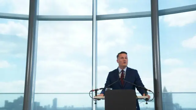 Wes Streeting pictured earlier this month