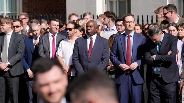 Keir Starmer team at Downing Street