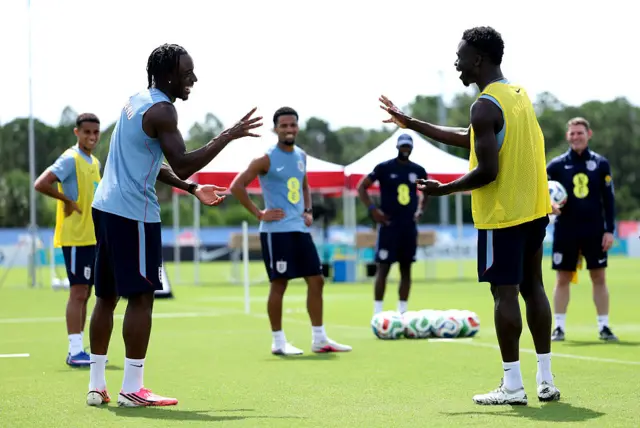 Noni Madueke and Bukayo Saka