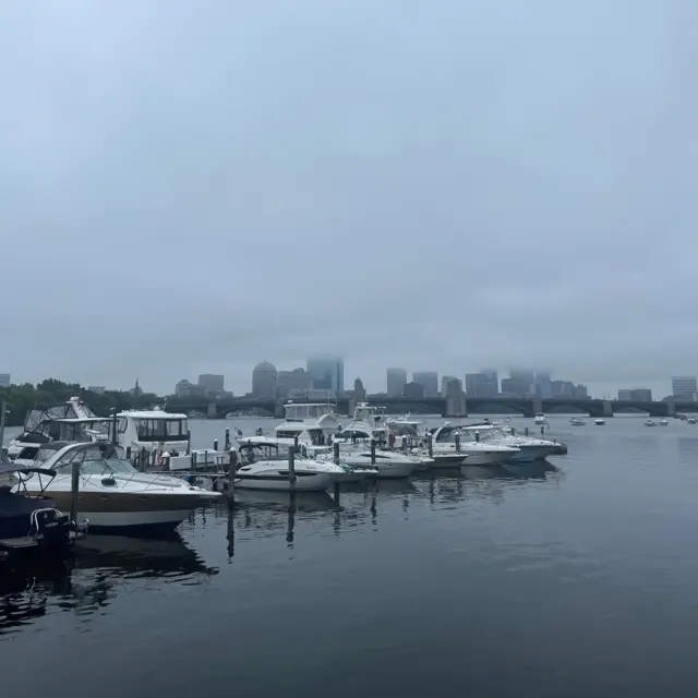 Gloomy weather in Boston