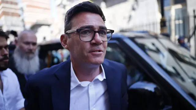 Newly elected Member of Parliament for Makerfield Andy Burnham arrives in Westminster, London, Britain, 22 June 2026