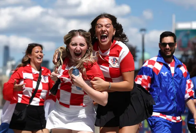 Croatia fans in Toronto
