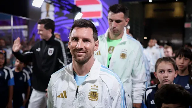 Lionel Messi #10 of Argentina in the tunnel pre kick off during the FIFA World Cup 2026 Group J match between Argentina and Austria at Dallas Stadium on June 22, 2026 in Dallas, United States