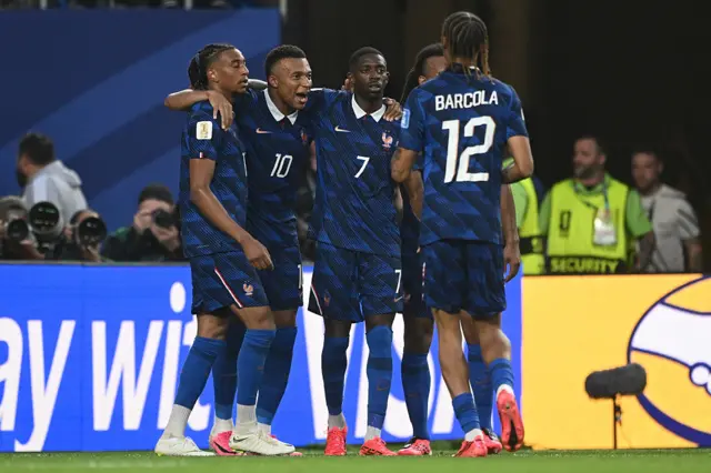 FT: France 3-0 Iraq