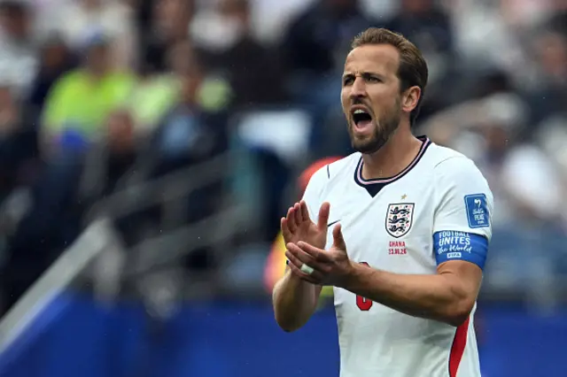 Harry Kane reacts