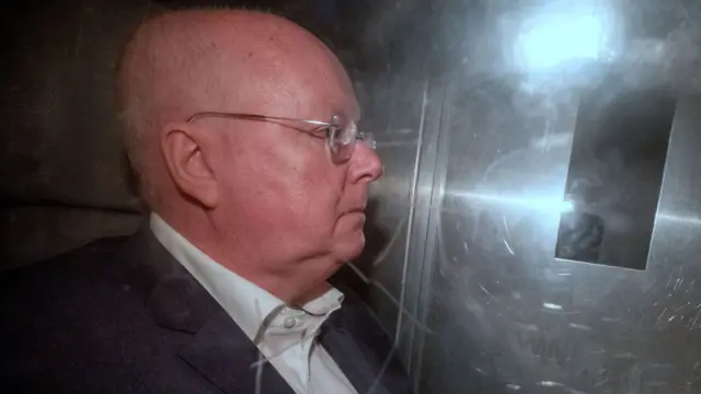 murrell in back of prison van