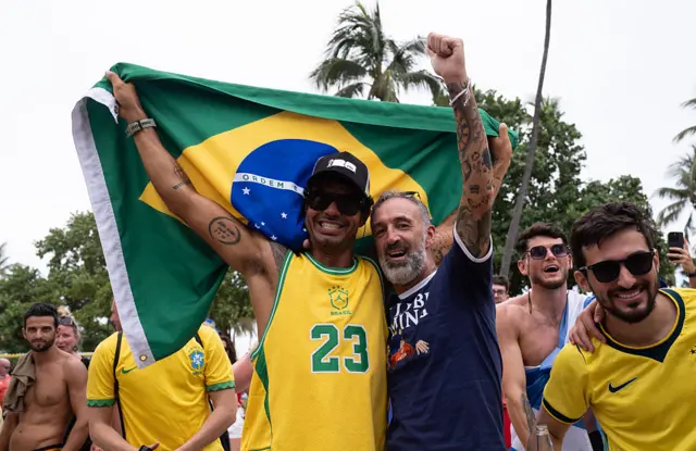 Brazil fans