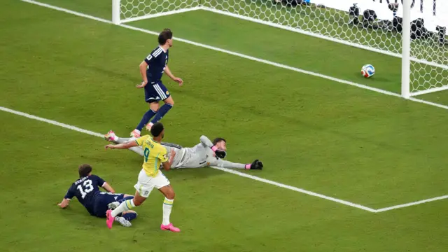Matheus Cunha scores for Brazil