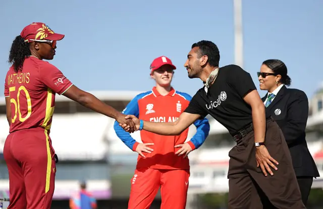 Players and Nabhaan Rizwan at the toss