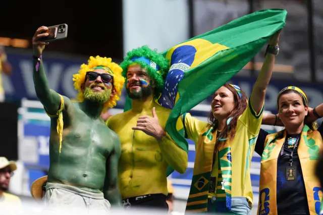 Brazil fans