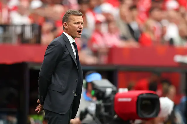 Jesse Marsch, Head Coach of Canada, is seen