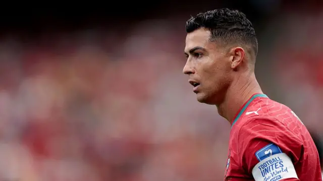 Cristiano Ronaldo in aciton