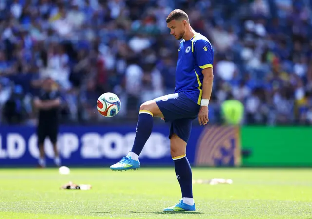 Bosnian football legend Edin Dzeko