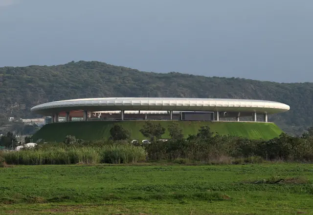 A general view of Estadio Akron