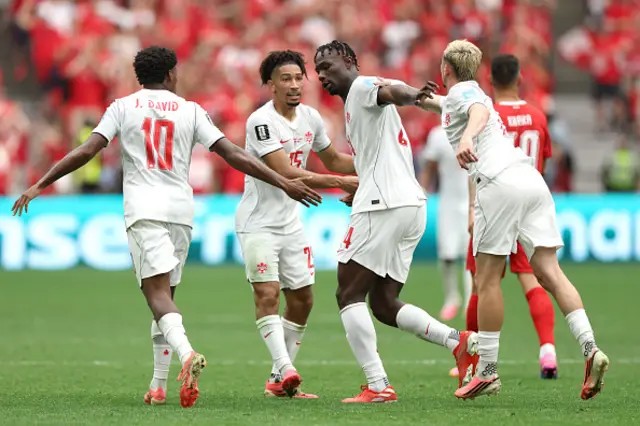Promise David of Canada celebrates