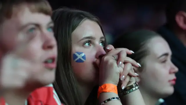 The OVO Hydro in Glasgow has been showing Scotland's matches