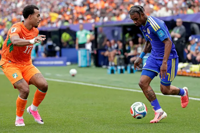 Guela Doue of Ivory Coast, Juninho Bacuna of Curacao