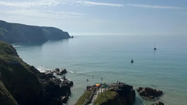 A view of the coastline