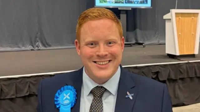 Fraserburgh and District Tory councillor James Adams won the Aberdeen South by-election by a considerable margin