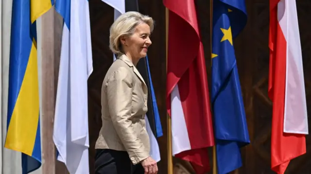European Commission President Ursula von der Leyen pictured earlier this month