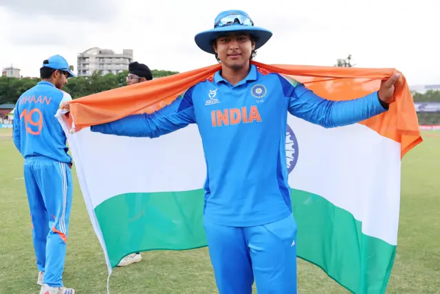 Vaibhav Suryavanshi of India after winning the ICC U19 Men´s Cricket World Cup 2026