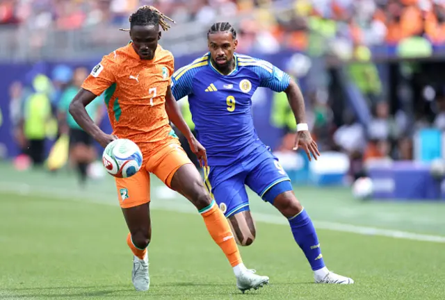 Diomande on the ball
