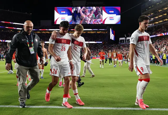 Can Uzun, Kenan Yildiz and Deniz Gul of Turkey