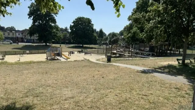 An empty play park