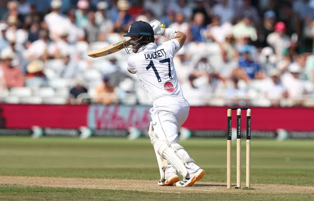 Ben Duckett batting
