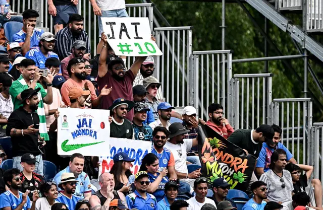Spectators during match one of the Men's T20 International series between Ireland and India