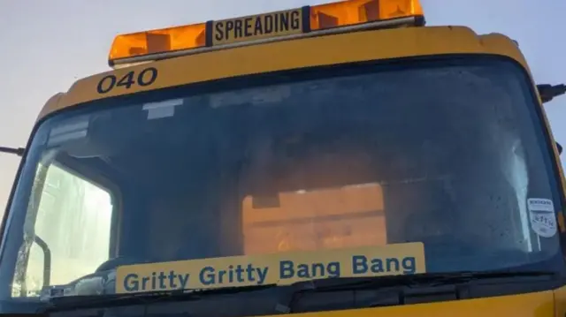 Gritting lorry