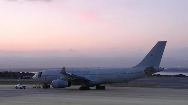 A Voyager at RAF Akrotiri in Cyprus