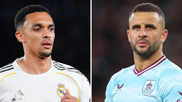 Trent Alexander-Arnold and Kyle Walker
