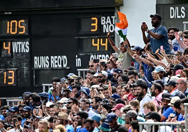 Spectators during match one of the Men's T20 International series between Ireland and India at Stormont in Belfast.