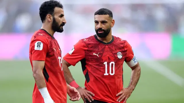 Mohamed Salah in action