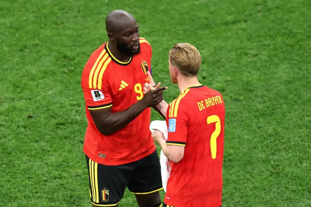 Romelu Lukaku and Kevin De Bruyne