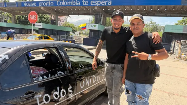 Roger Manrique and his brother-in-law Domingo Barrios