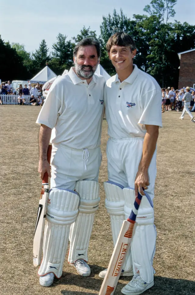 Gary Lineker and George Best